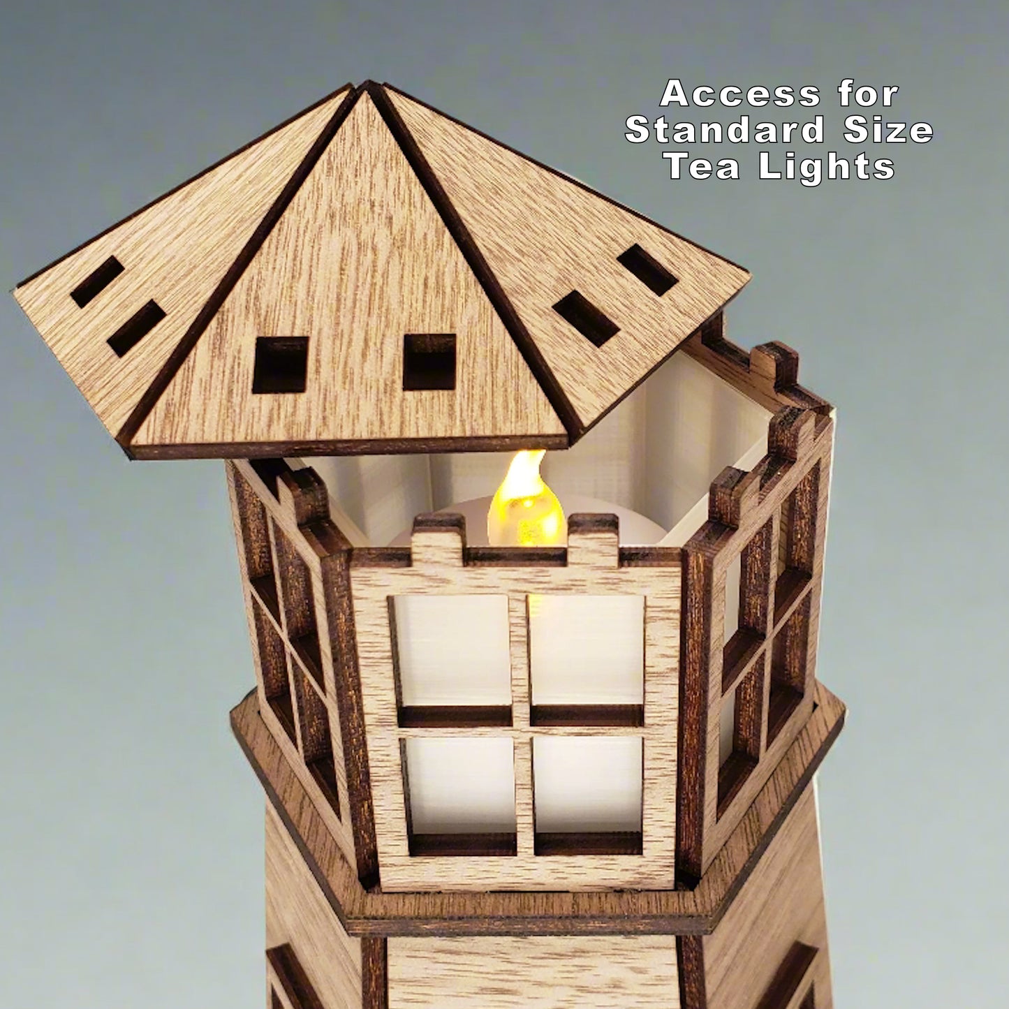 Lighthouse Classic - Natural Walnut Veneer Finish