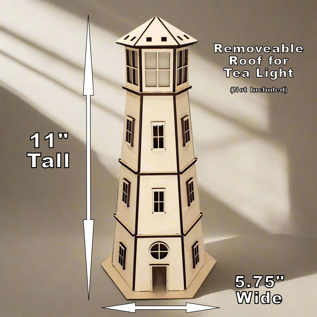 Lighthouse - Classic - Natural Wood Finish
