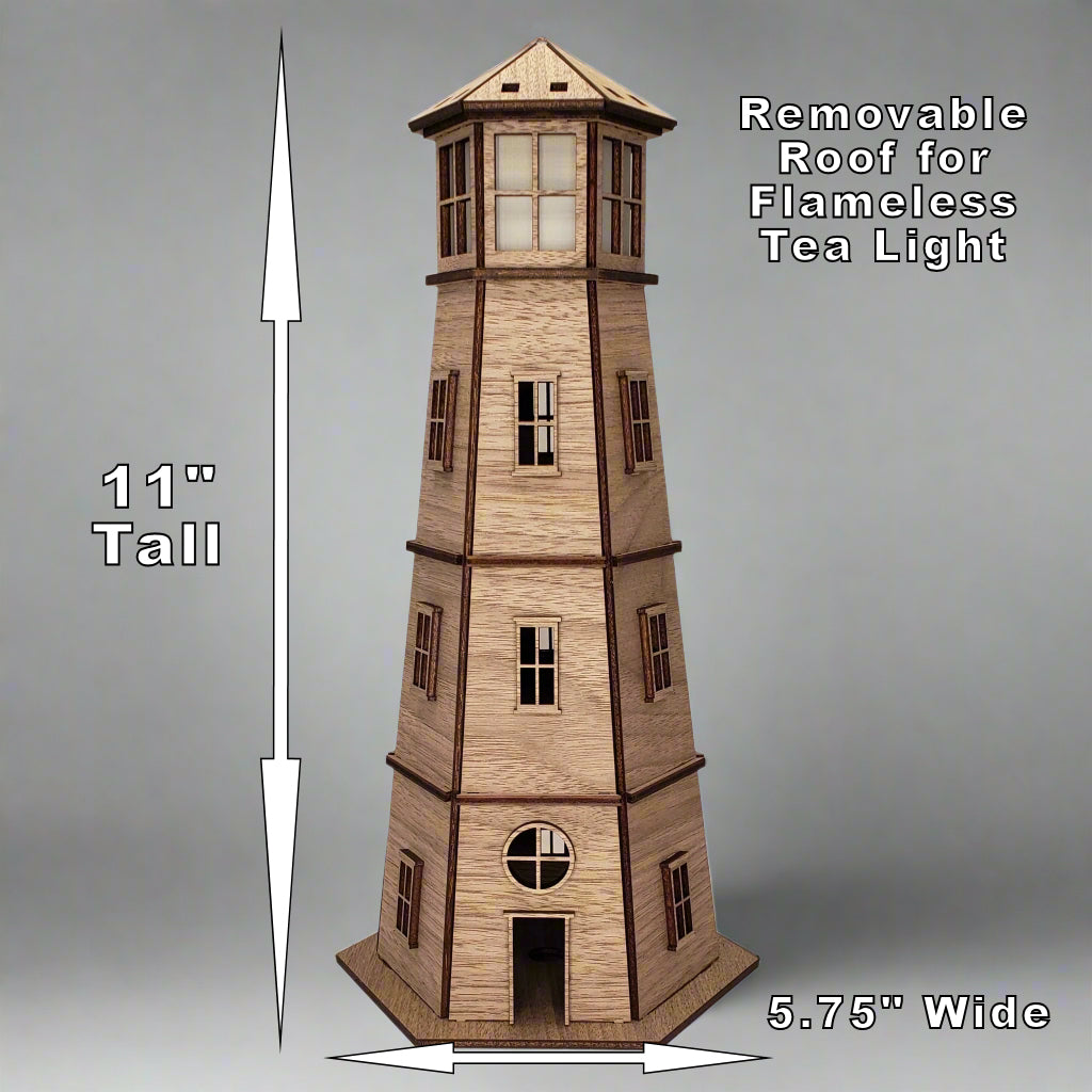 Lighthouse Classic - Natural Walnut Veneer Finish