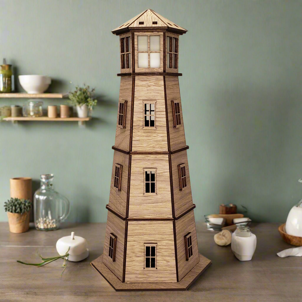 Lighthouse Classic - Natural Walnut Veneer Finish