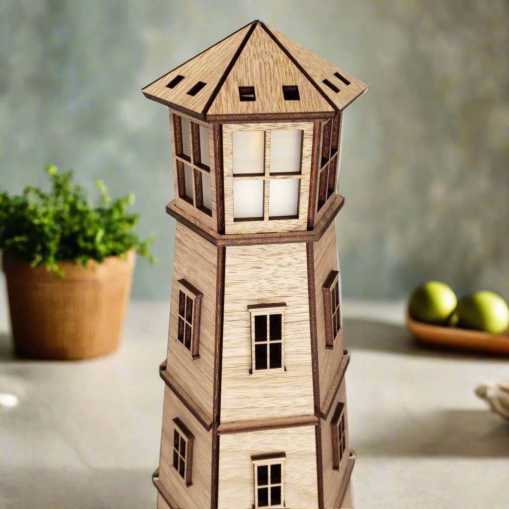 Lighthouse Classic - Natural Walnut Veneer Finish