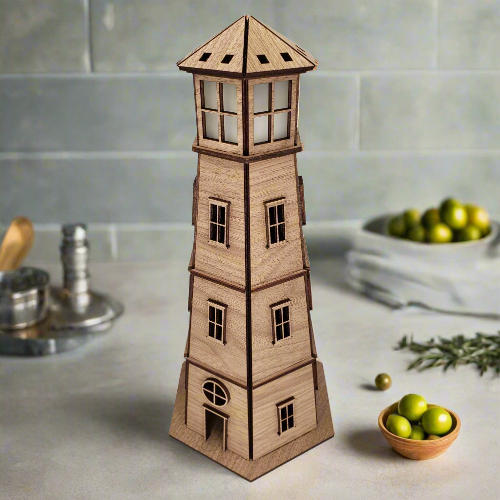 Lighthouse Classic - Natural Walnut Veneer Finish