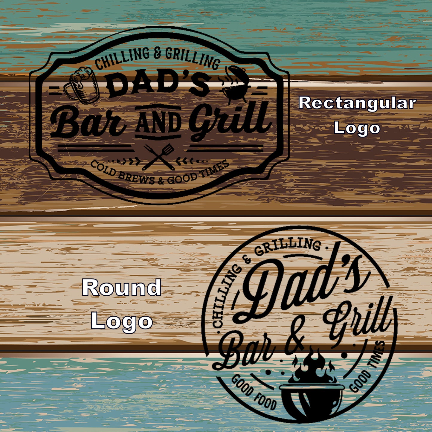 Dad's Bar & Grill - Insulated Can & Bottle Covers