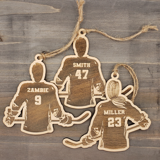 Hockey Ornament - Personalized