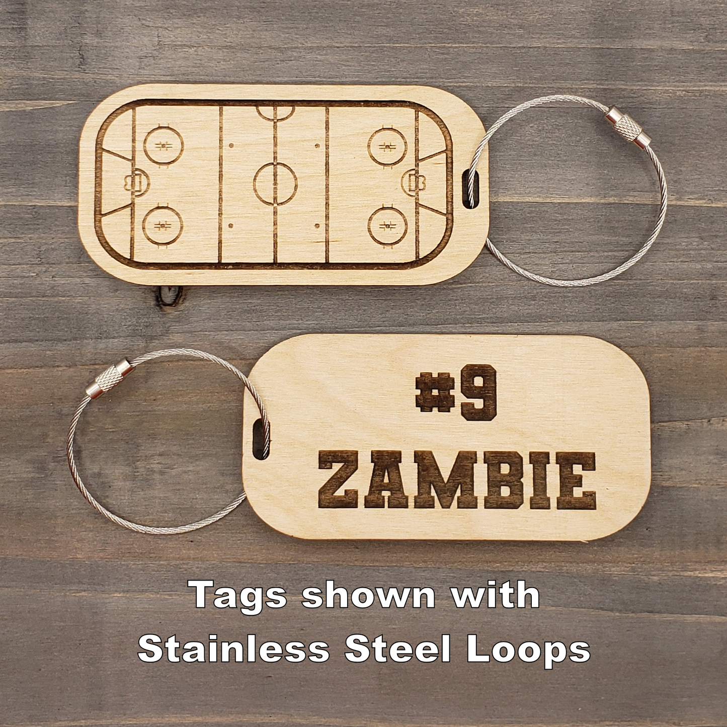 Hockey Bag Tag - Personalized