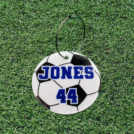 Soccer Bag Tag - Acrylic - Personalized