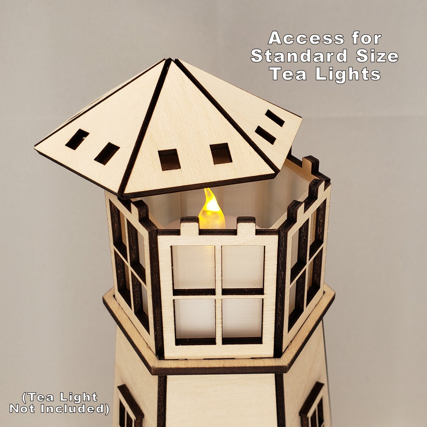 Lighthouse - Classic - Natural Wood Finish