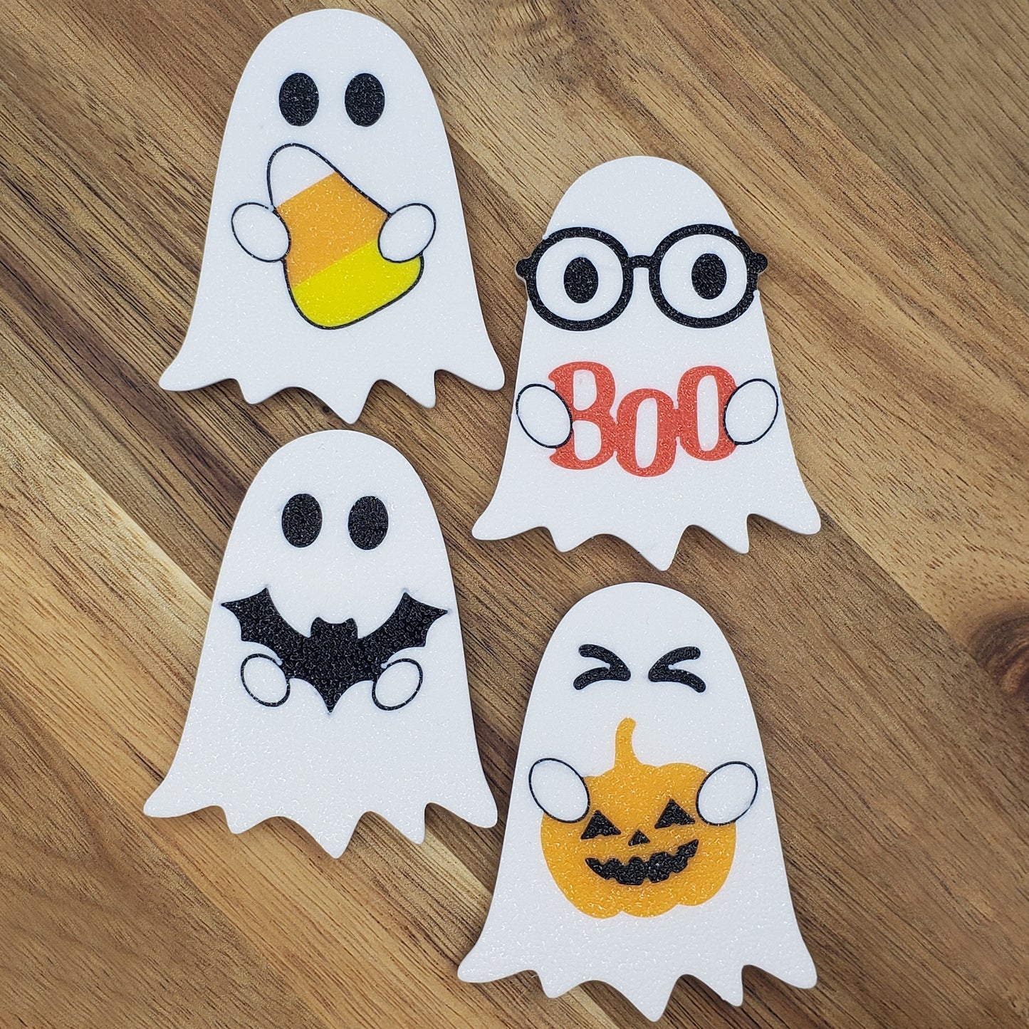 Halloween Ghost Magnets - Style Set A - Set of 4