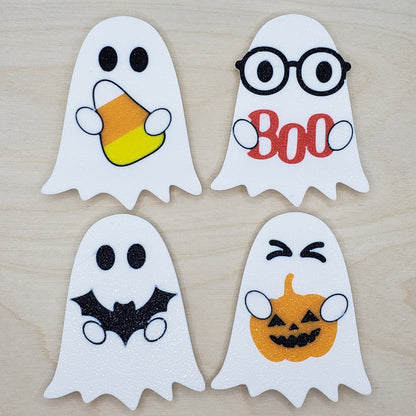 Halloween Ghost Magnets - Style Set A - Set of 4