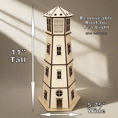 Lighthouse - Classic - Natural Wood Finish