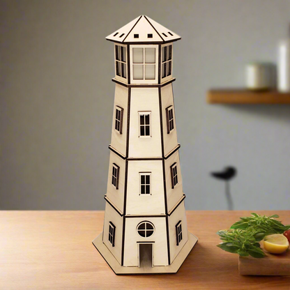 Lighthouse - Classic - Natural Wood Finish