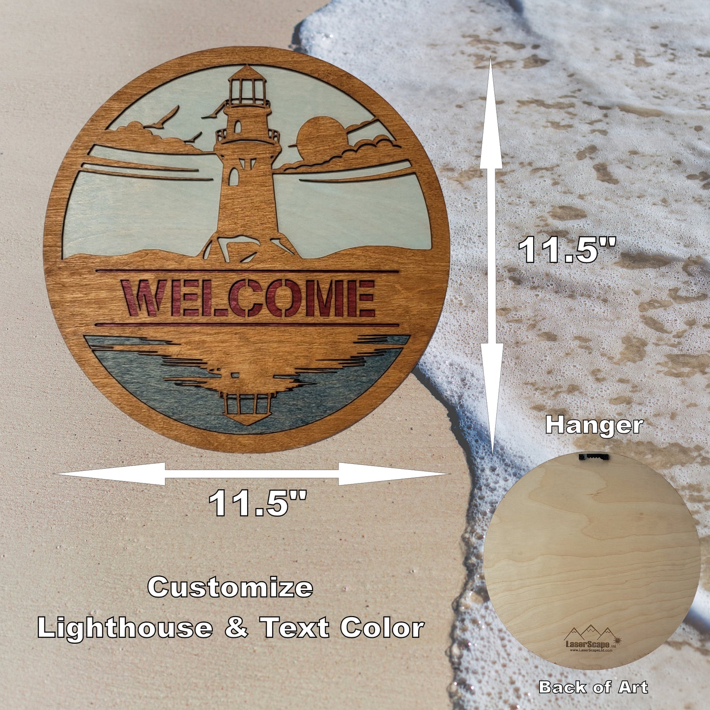 Wall Art - Lighthouse WELCOME