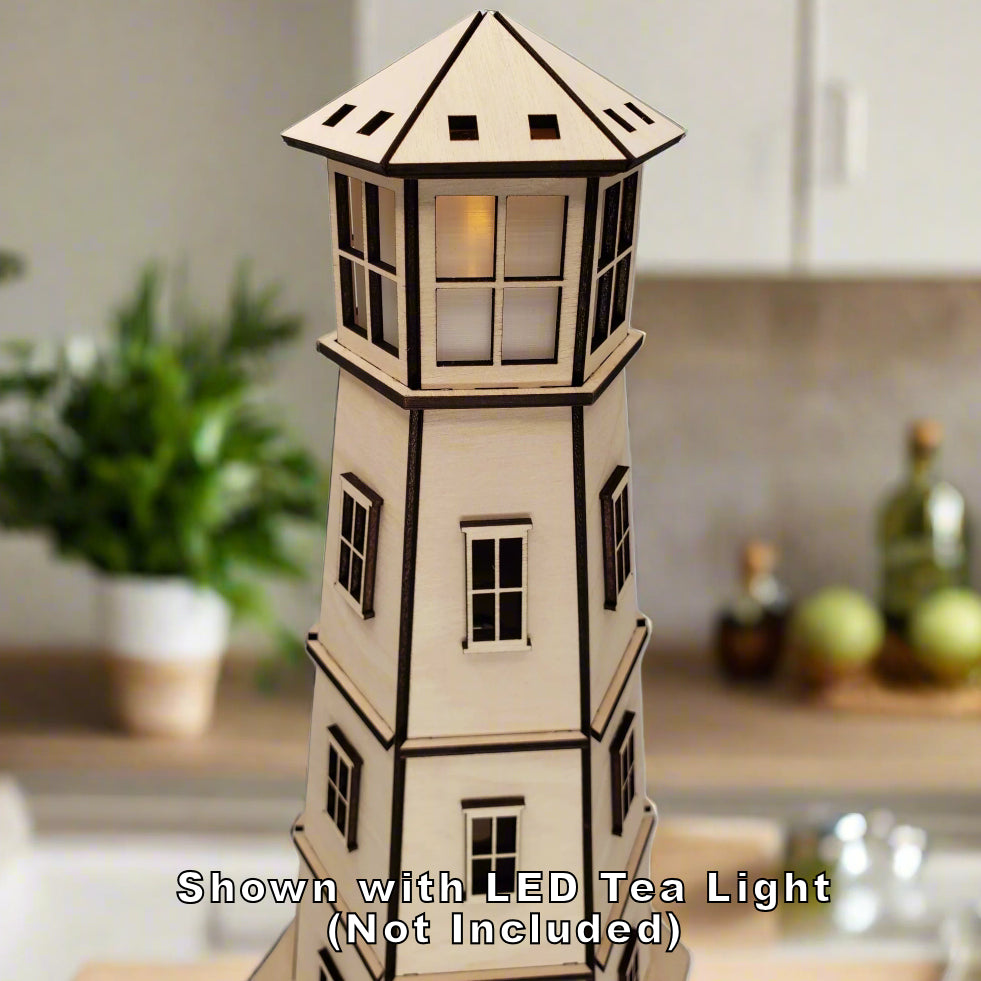 Lighthouse - Classic - Natural Wood Finish