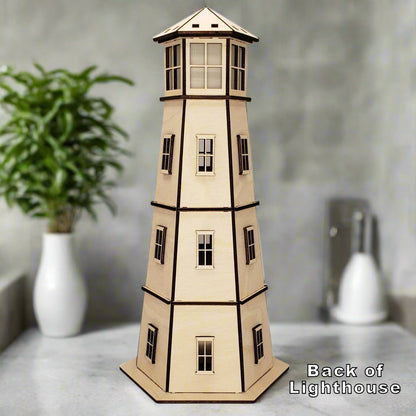 Lighthouse - Classic - Natural Wood Finish