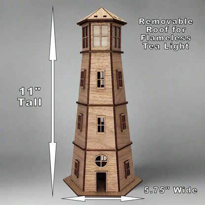 Lighthouse Classic - Natural Walnut Veneer Finish