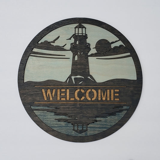 Wall Art - Lighthouse WELCOME