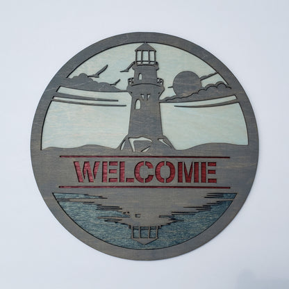 Wall Art - Lighthouse WELCOME