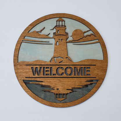 Wall Art - Lighthouse WELCOME