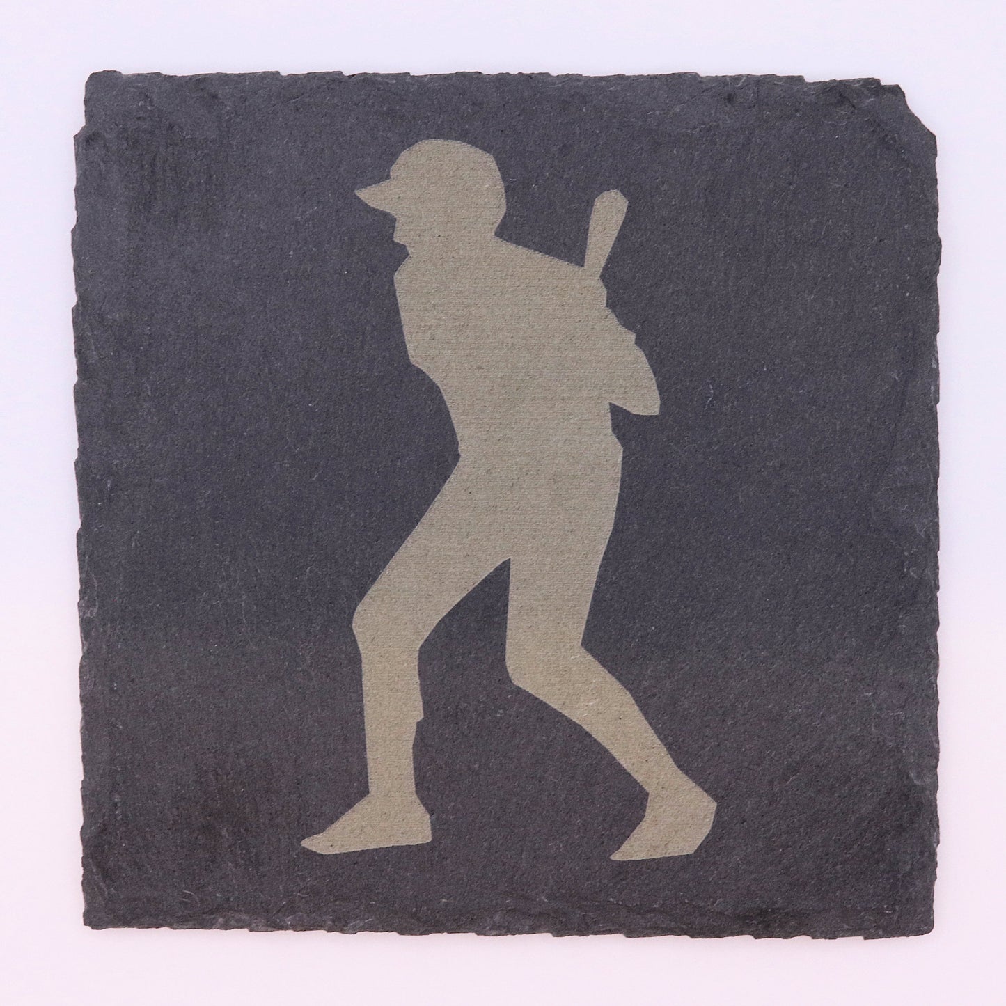 Slate Drink Coaster Set (4) - Baseball