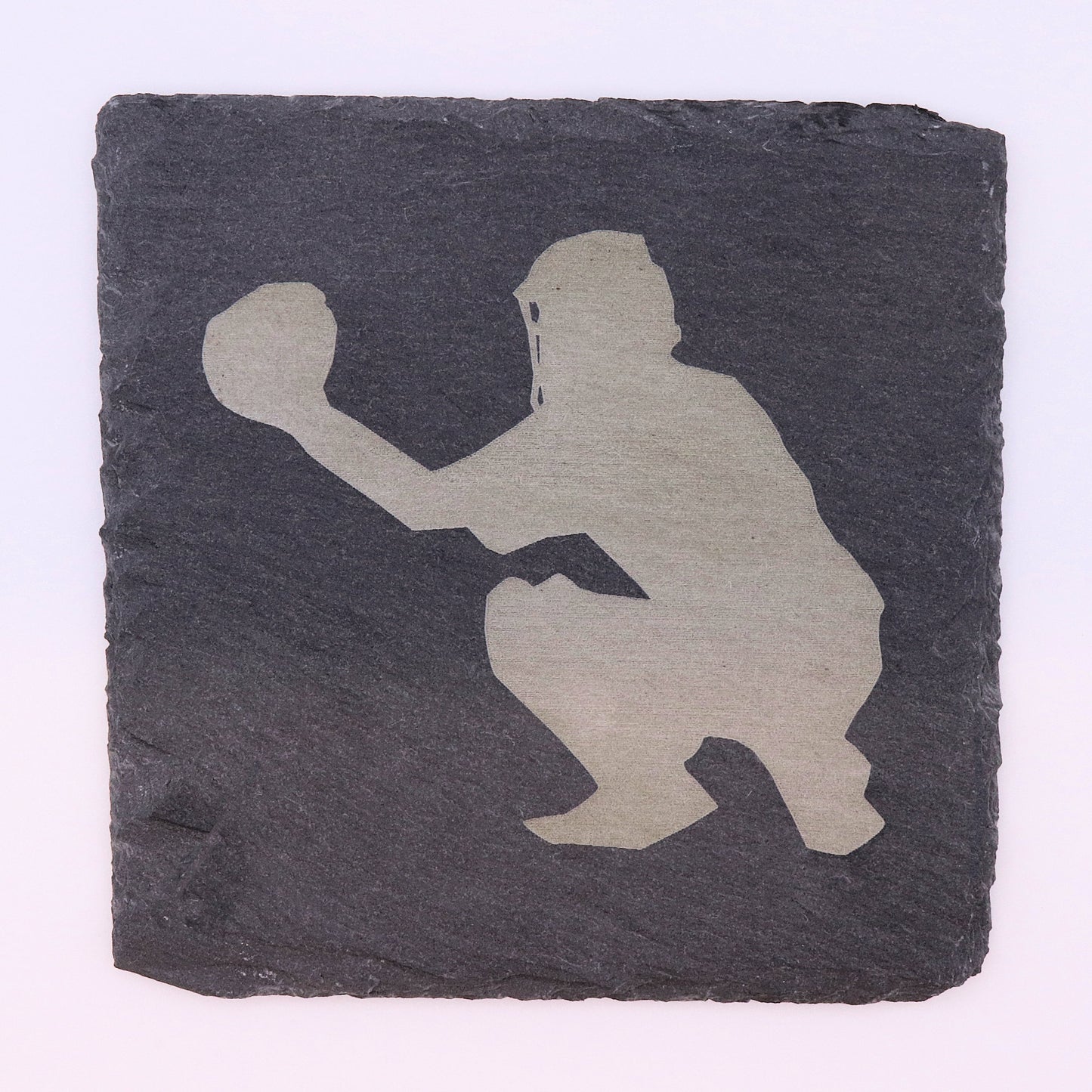 Slate Drink Coaster Set (4) - Baseball