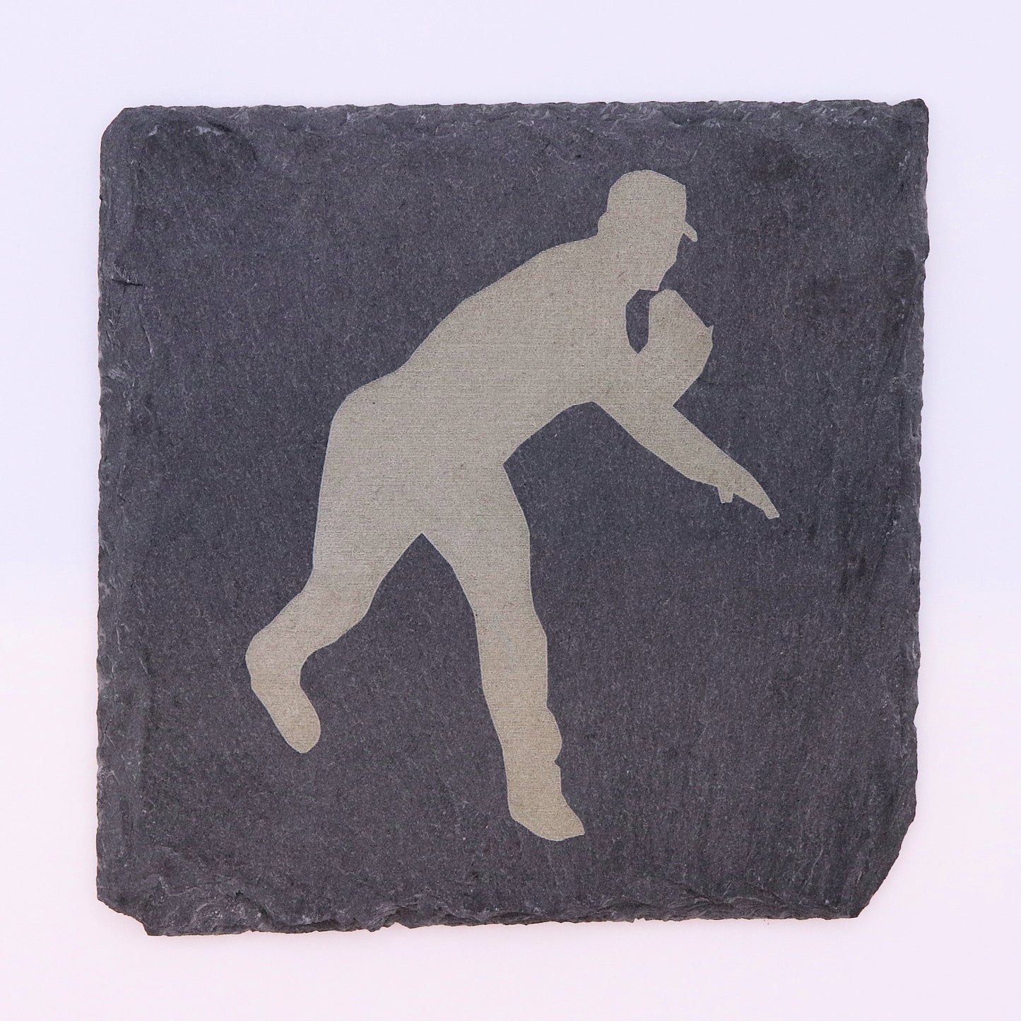 Slate Drink Coaster Set (4) - Baseball