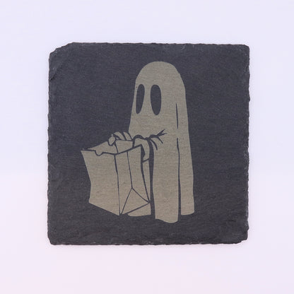 Slate Drink Coaster Set (4) - Halloween