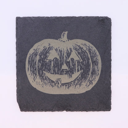 Slate Drink Coaster Set (4) - Halloween