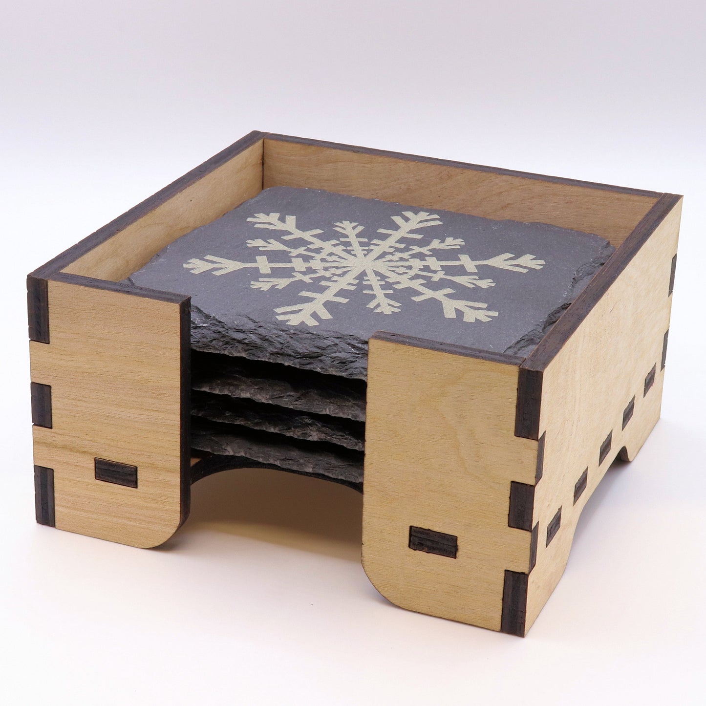 Slate Drink Coaster Set (4) - Christmas