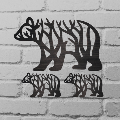 Wall Art - Bear (Family of 3)