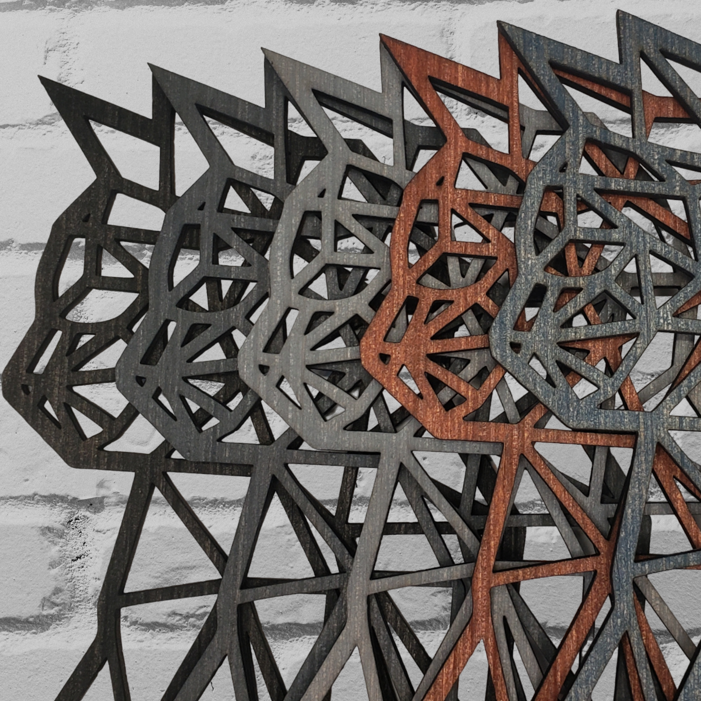 Wall Art - Geometric Cat