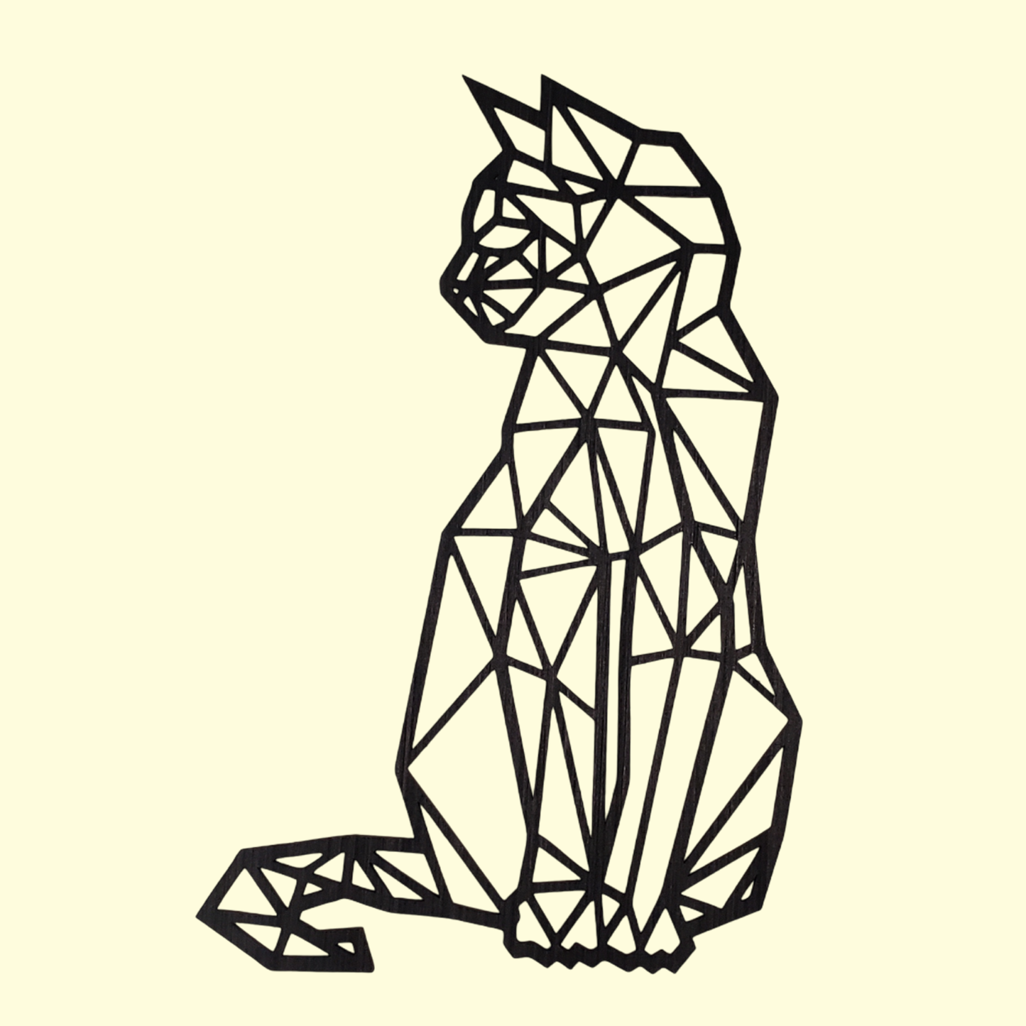 Wall Art - Geometric Cat