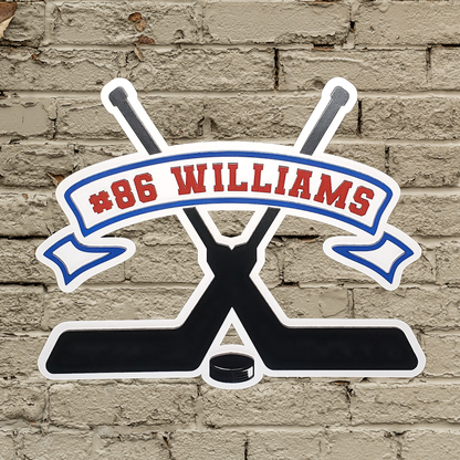 Hockey Personalized Wall Art