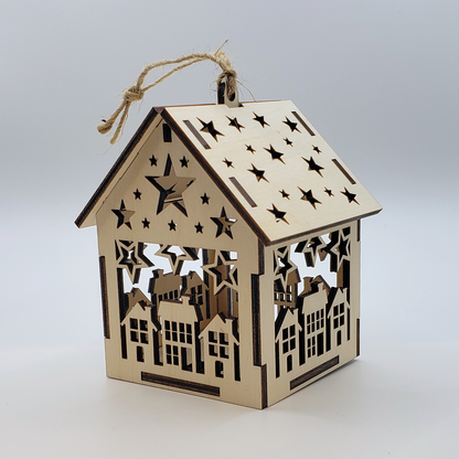 3D Christmas House Ornaments