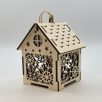 3D Christmas House Ornaments