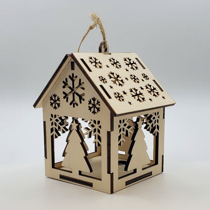 3D Christmas House Ornaments