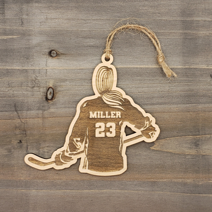 Hockey Ornament - Personalized