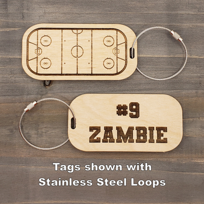 Hockey Bag Tag - Personalized