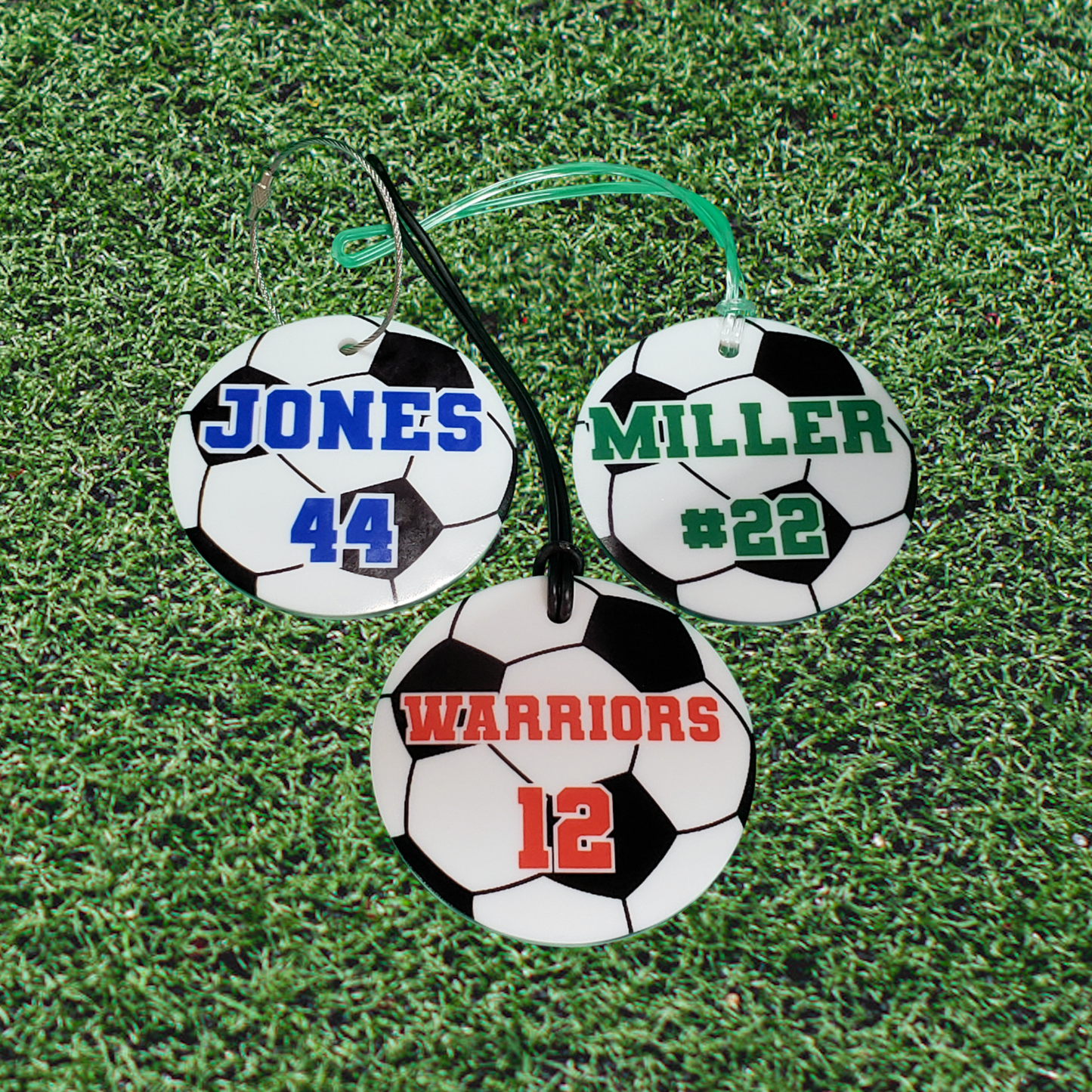 Soccer Bag Tag - Acrylic - Personalized