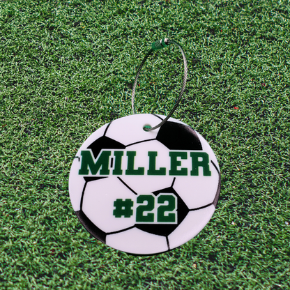 Soccer Bag Tag - Acrylic - Personalized