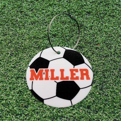 Soccer Bag Tag - Acrylic - Personalized